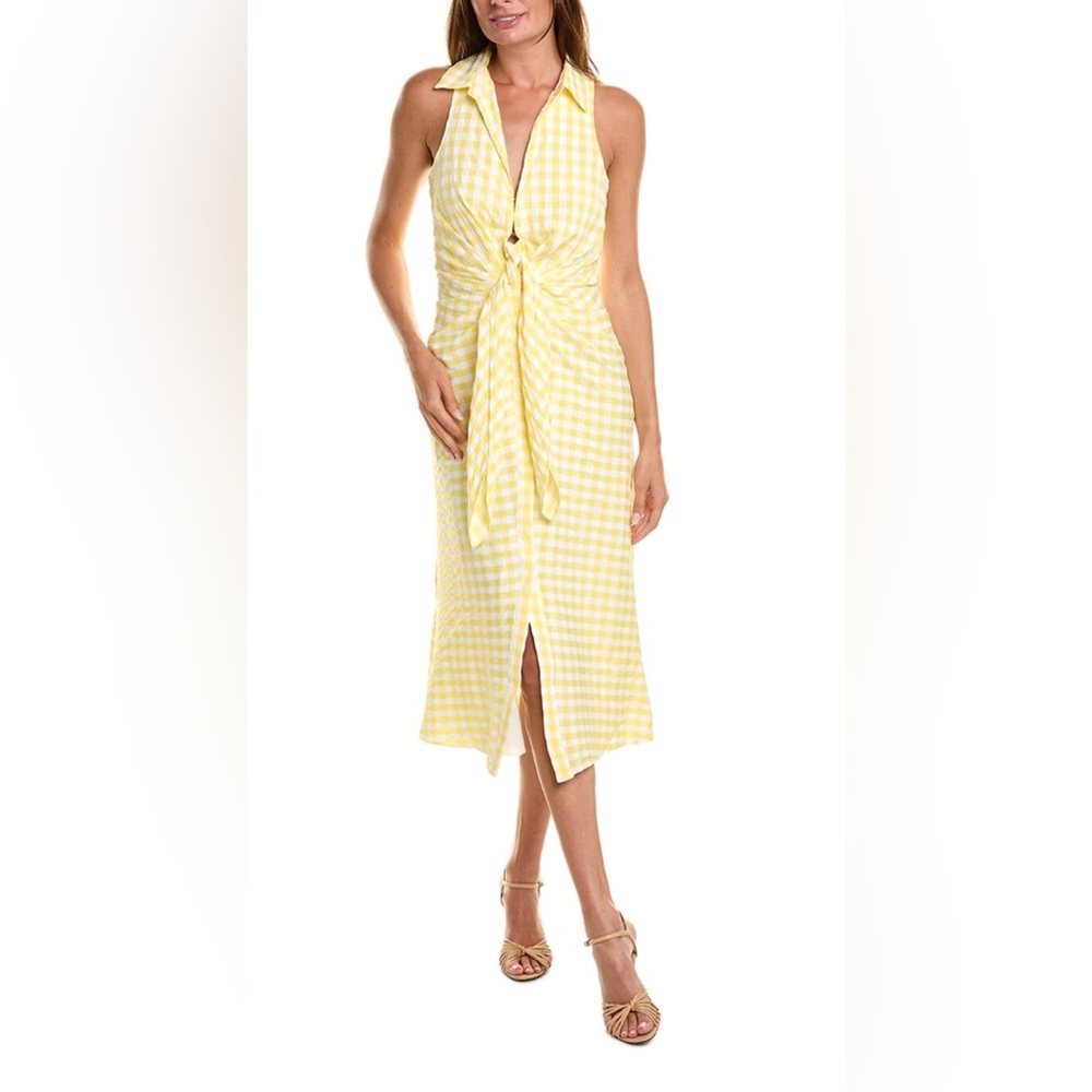 Likely ROMMIA DRESS Yellow Gingham Sleeveless 4